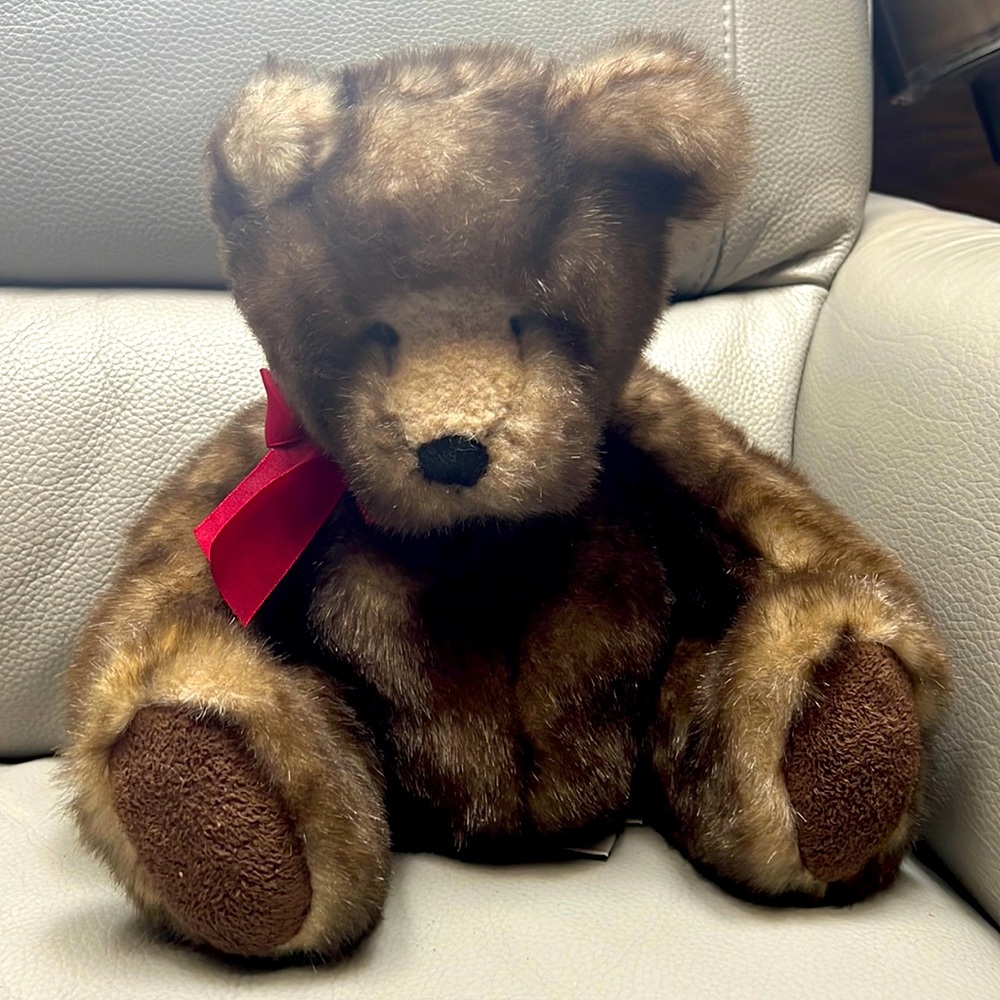 Vintage Russ Berrie Bombay DANNY Teddy Bear 12" Stuffed Animal Plush